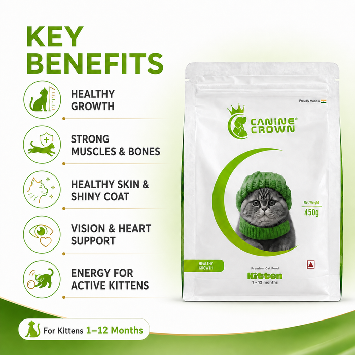 Canine Crown Premium Kitten Food - Ofypets