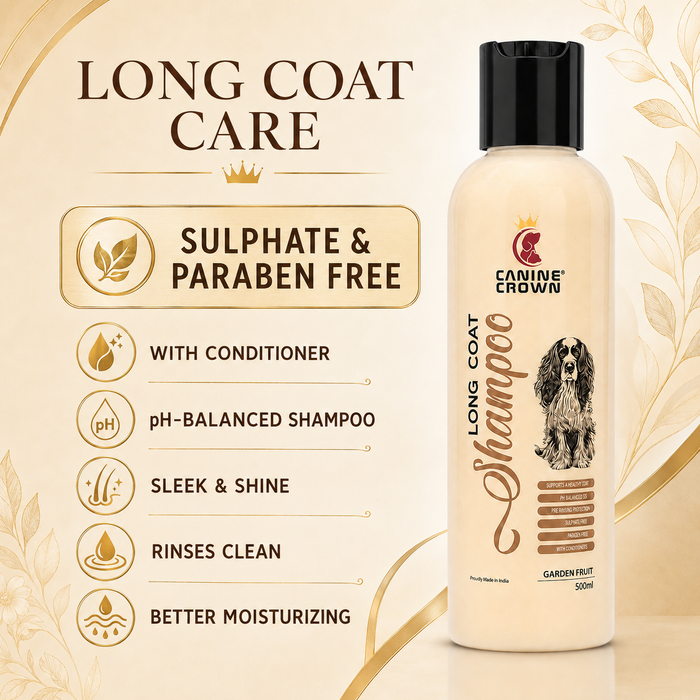 Canine Crown Long Coat Shampoo - Ofypets