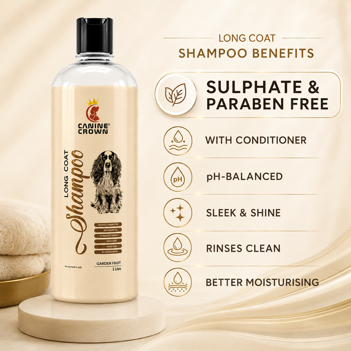Canine Crown Long Coat Shampoo - Ofypets
