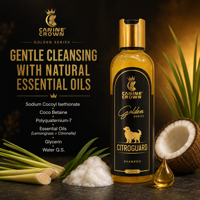 Canine Crown Golden Series Citroguard Shampoo - Ofypets