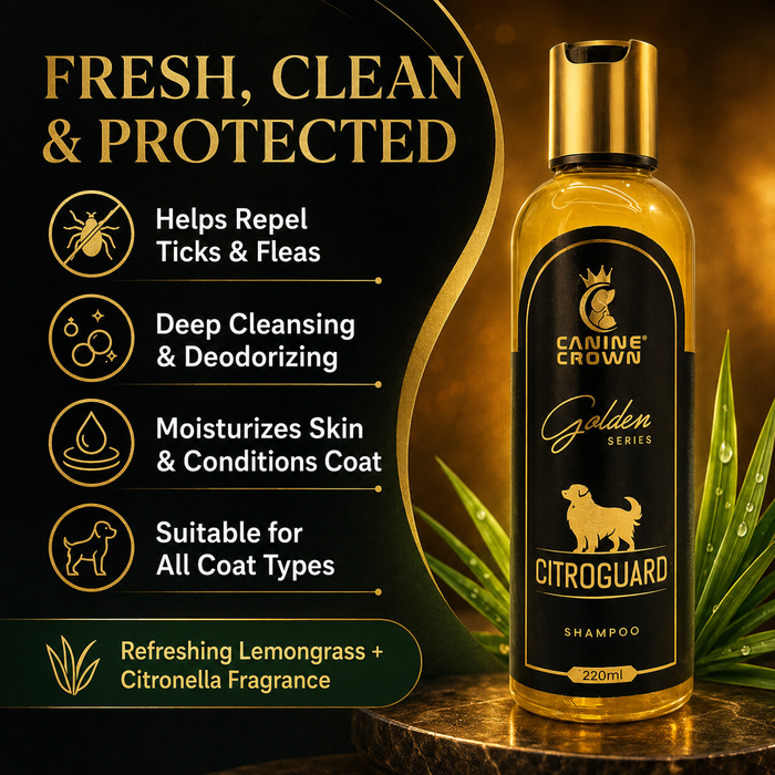 Canine Crown Golden Series Citroguard Shampoo - Ofypets