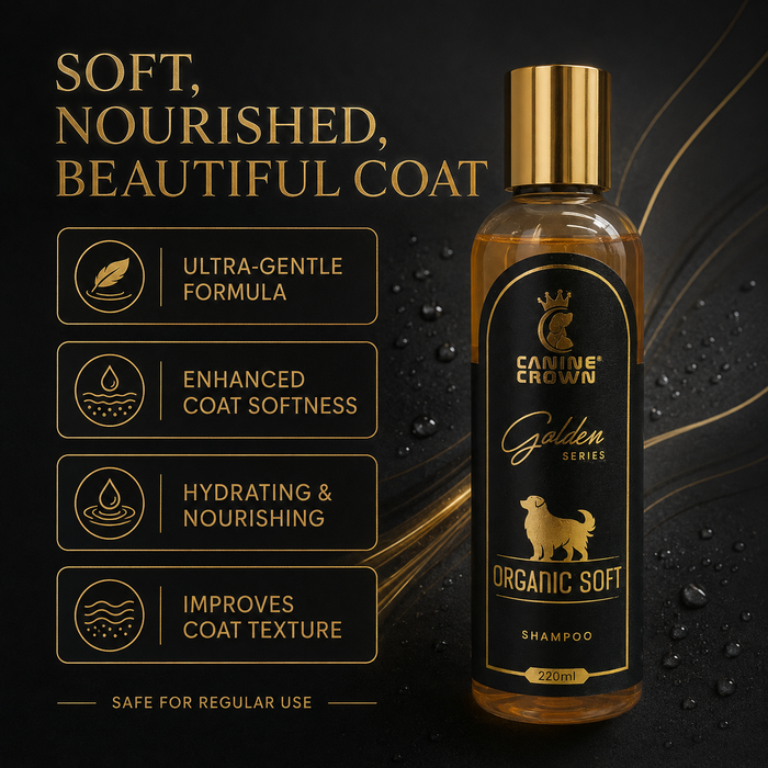 Canine Crown Golden Series Organic Soft Shampoo - Ofypets