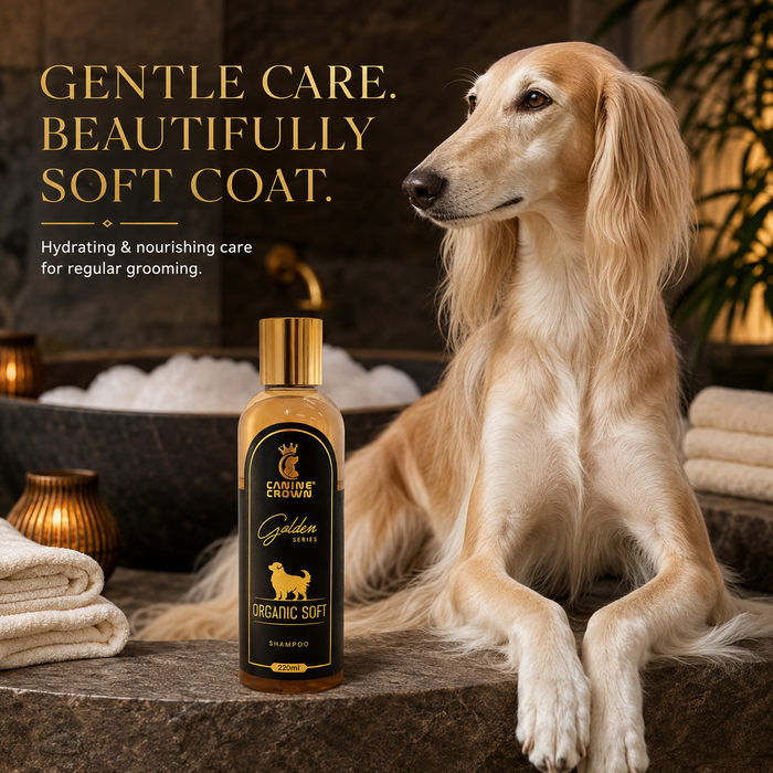 Canine Crown Golden Series Organic Soft Shampoo - Ofypets