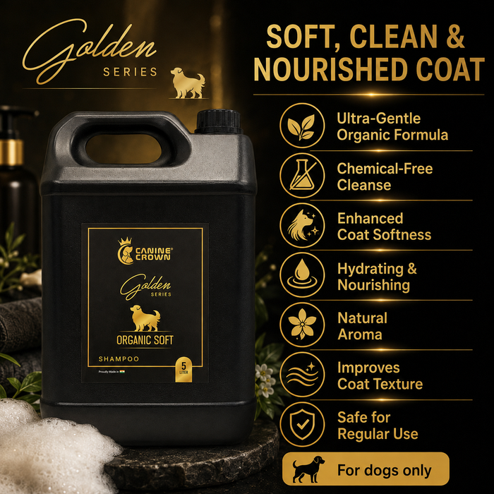 Canine Crown Golden Series Organic Soft Shampoo - Ofypets