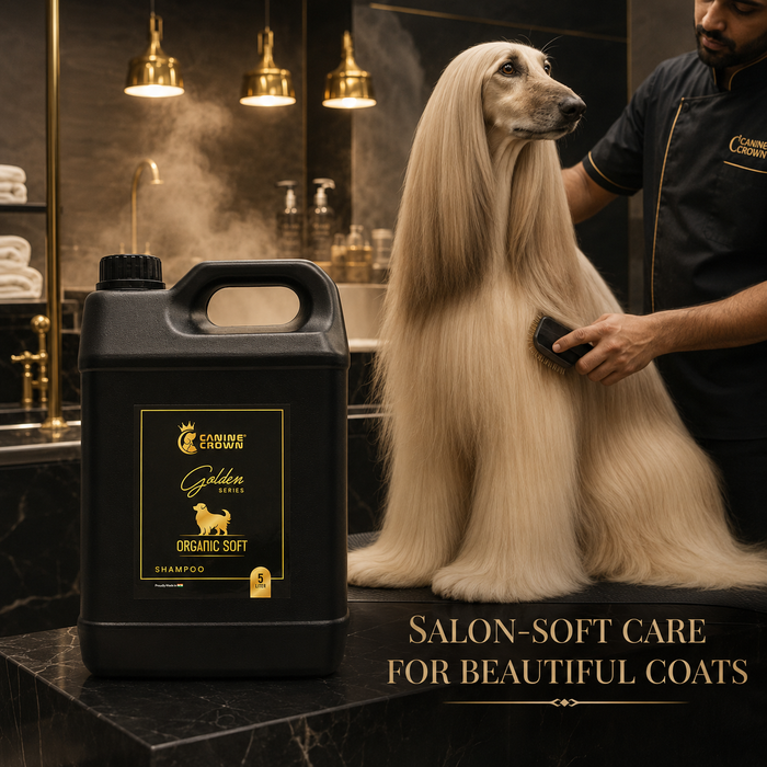 Canine Crown Golden Series Organic Soft Shampoo - Ofypets