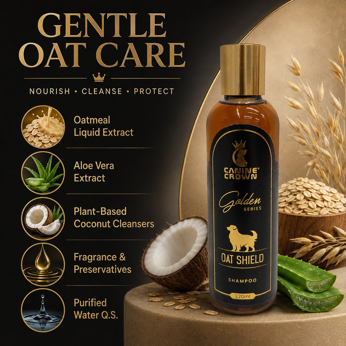Canine Crown Golden Series Oat Shield Shampoo - Ofypets
