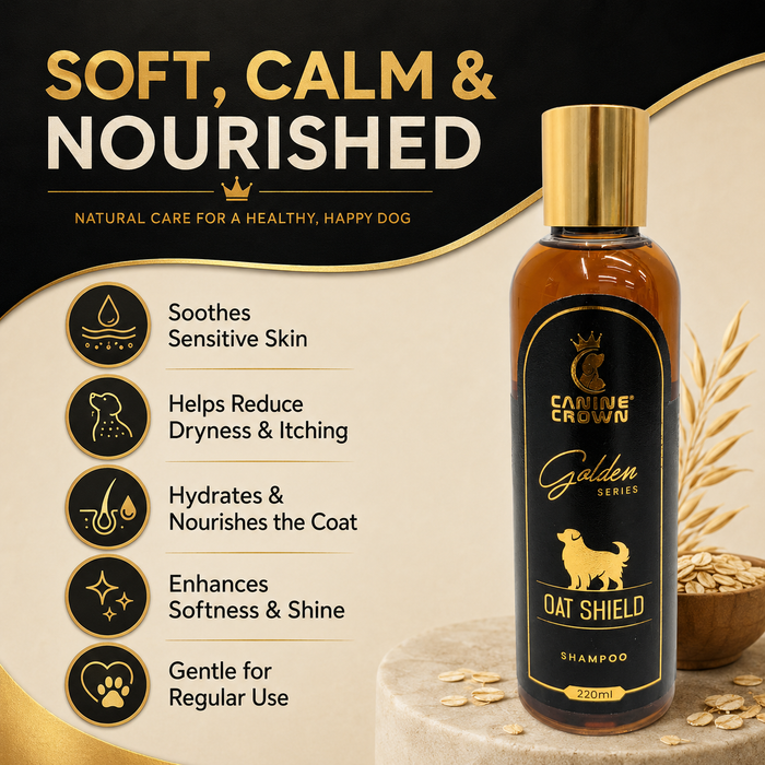 Canine Crown Golden Series Oat Shield Shampoo - Ofypets