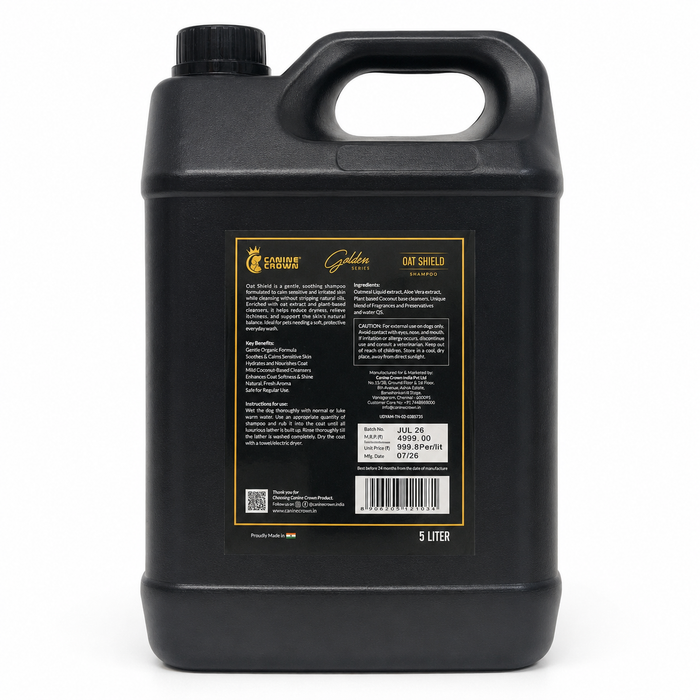 Canine Crown Golden Series Oat Shield Shampoo - Ofypets