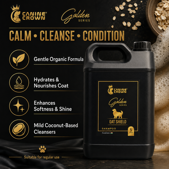Canine Crown Golden Series Oat Shield Shampoo - Ofypets