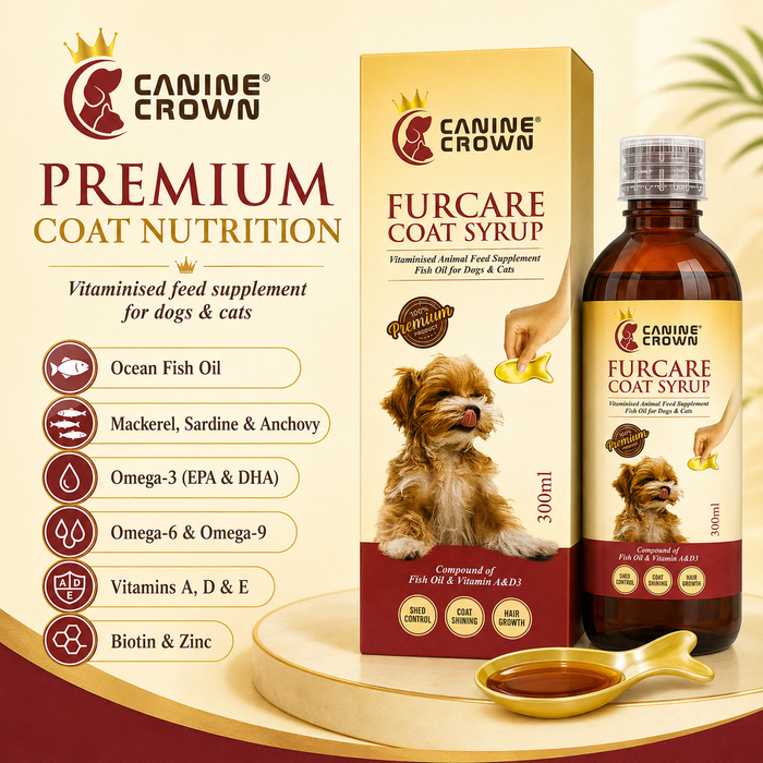 Canine Crown Furcare Coat Syrup - Ofypets