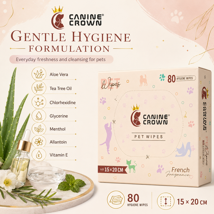 Canine Crown Pet Wipes - Ofypets
