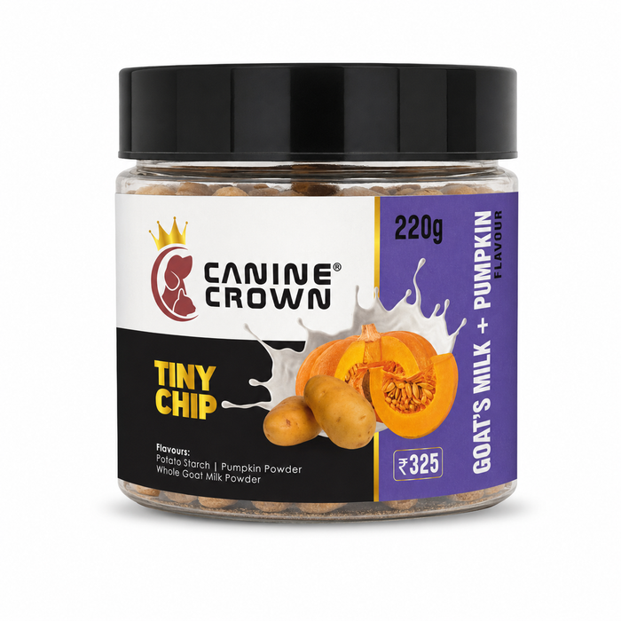 Canine Crown Tiny Chip Goats Milk and Pumpkin - Ofypets
