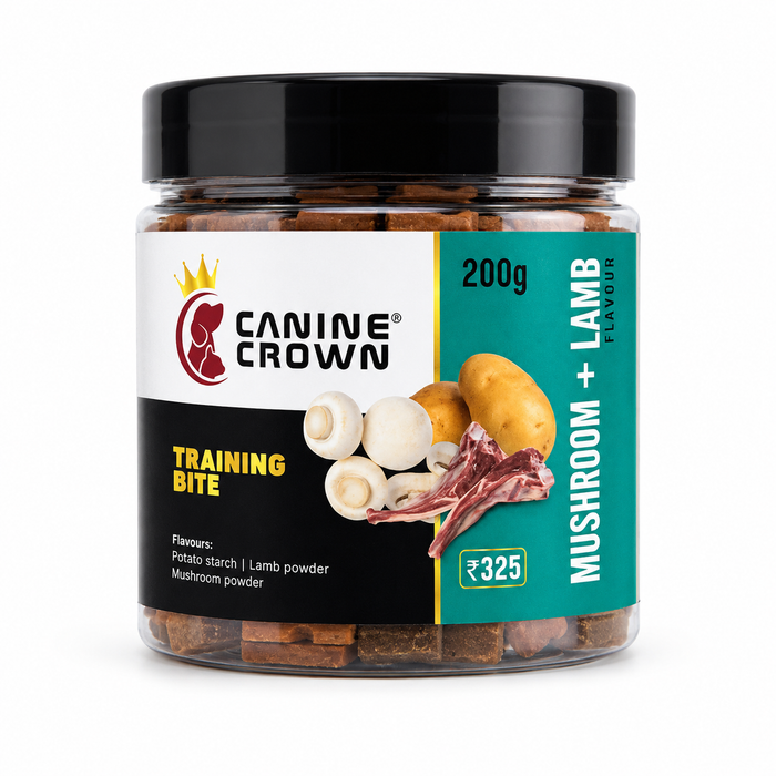 Canine Crown Training Bite Mushroom and Lamb - Ofypets