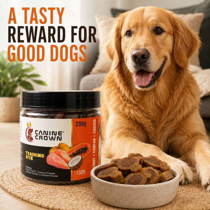 Canine Crown Training Bite Coconut and Pawpaw and Chicken - Ofypets