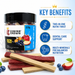 Canine Crown Nutri twist Goatmilk and Blueberry and Apple - Ofypets