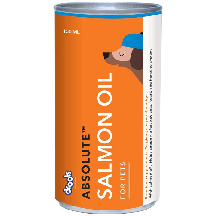 Drools Absolute Salmon Oil Syrup Dog Supplement - Ofypets
