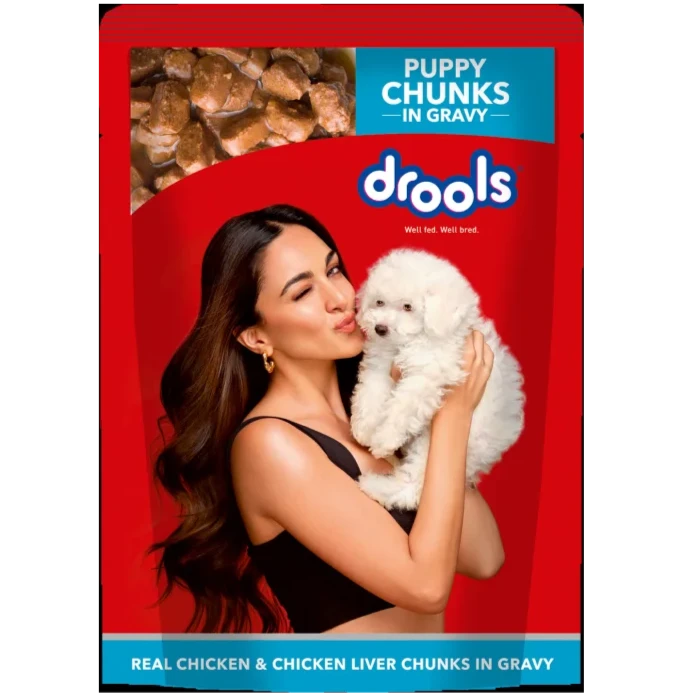 Drools Real Chicken & Chicken Liver Chunks in Gravy for Puppy Wet Food - Ofypets