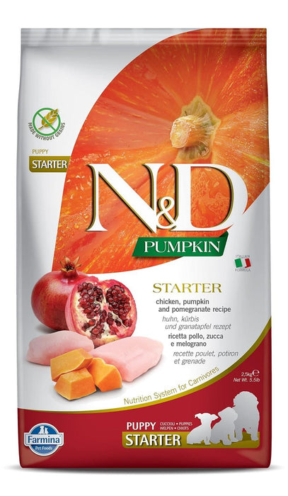 Farmina N&D Pumpkin Grain Free Chicken And Pomegranate Starter Dog Food - Ofypets