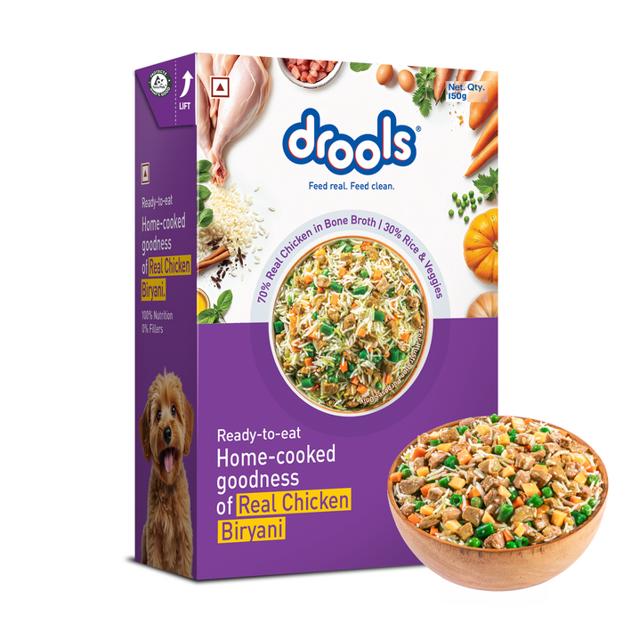 Drools Tetra Pack Real Chicken Biryani Food for Dog