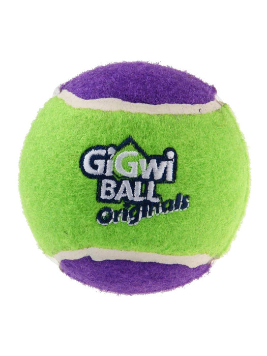 GiGwi Tennis Ball Originals Multicolour Three Pack Dog Toy - Ofypets