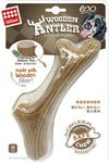 GiGwi Wooden Antler Dog Bone Chew Toy - Ofypets