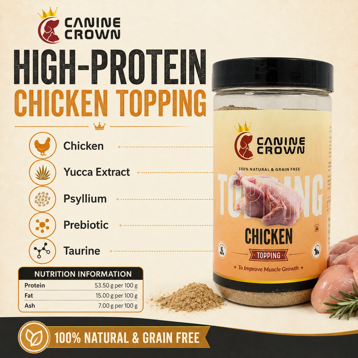 Canine Crown Chicken Topping Powder