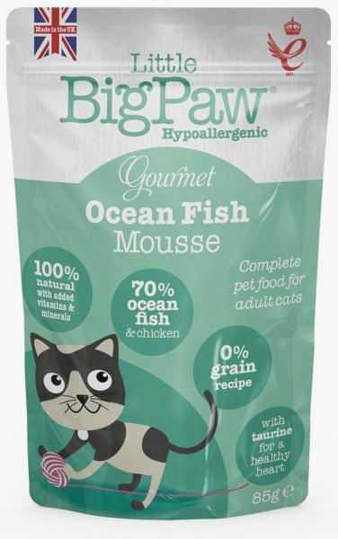 Little BigPaw Gourmet Ocean Fish Mousse Cat Wet Food - Ofypets