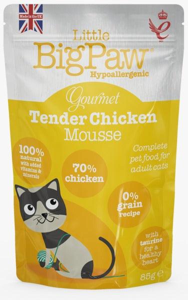 Little BigPaw Gourmet Tender Chicken Mousse Cat Wet Food - Ofypets