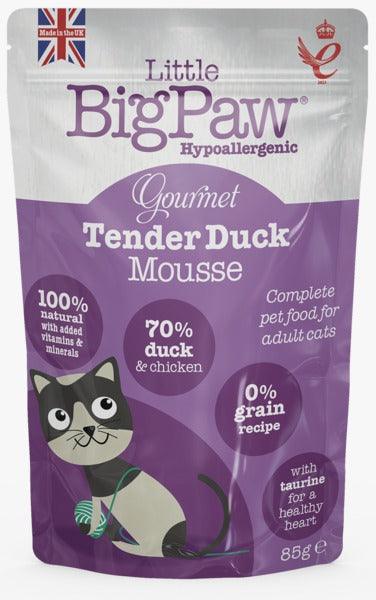 Little BigPaw Gourmet Tender Duck Mousse Cat Wet Food - Ofypets