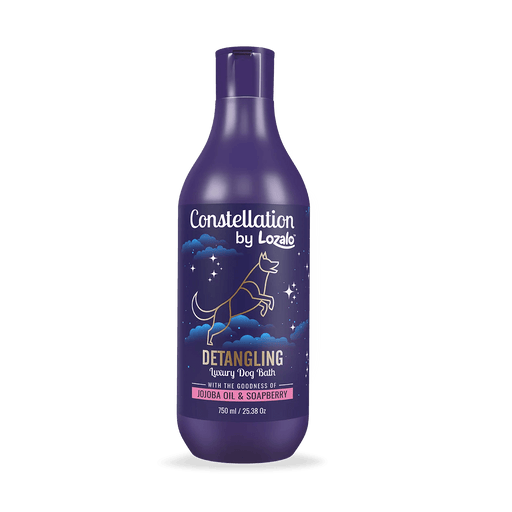 Lozalo Constellation Detangling Jojoba Oil and Soapberry Shampoo for Dogs - Ofypets