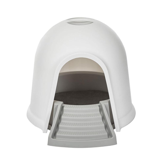 M-Pets 2-in-1 Igloo Cat Litter Box Home - Ofypets