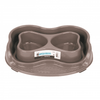 M-Pets Ant Plastic Double Bowl for Pets - Ofypets