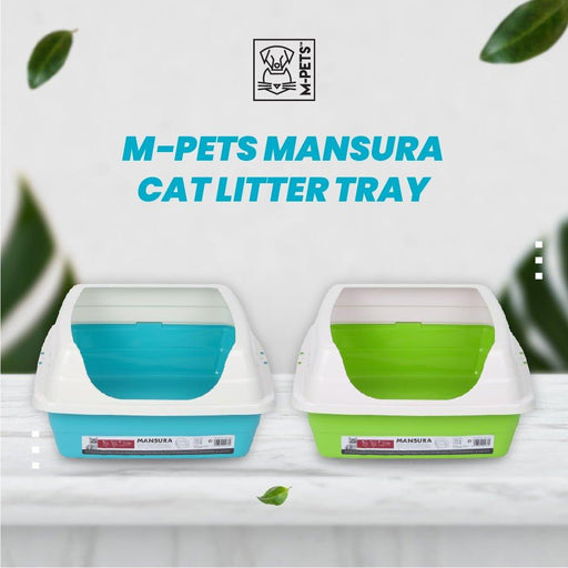 M-Pets Mansura Cat Litter Tray with Rim - Ofypets