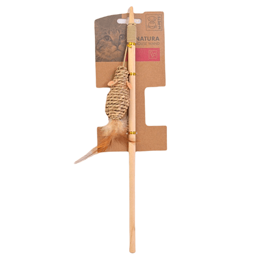 M-Pets Natura Seagrass with Catnip Cat Stick Toy - Ofypets