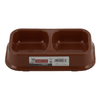 M-Pets Plastic Double Bowl for Cats - Ofypets