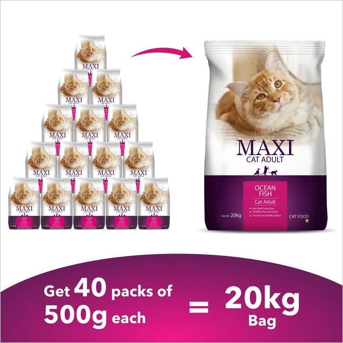 Maxi Ocean Fish Cat Food 20kg - Ofypets