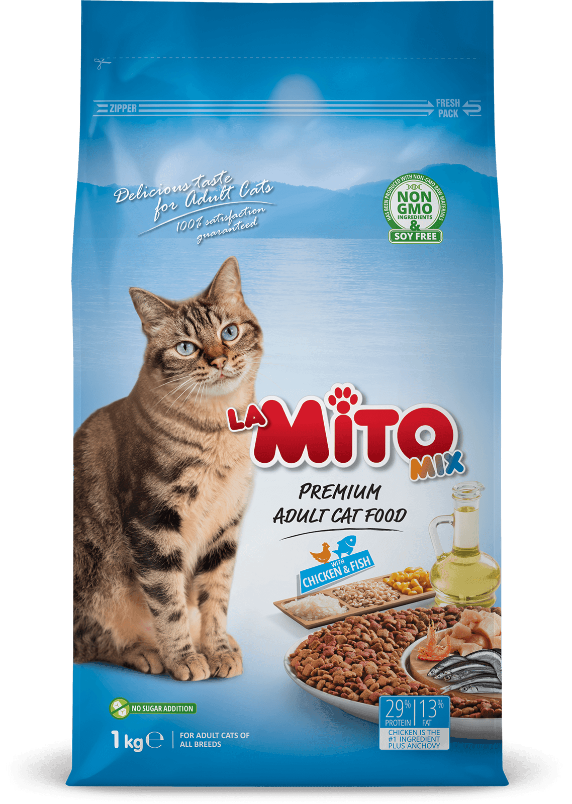 Mito Mix Chicken and Fish Adult Cat Food — Ofypets