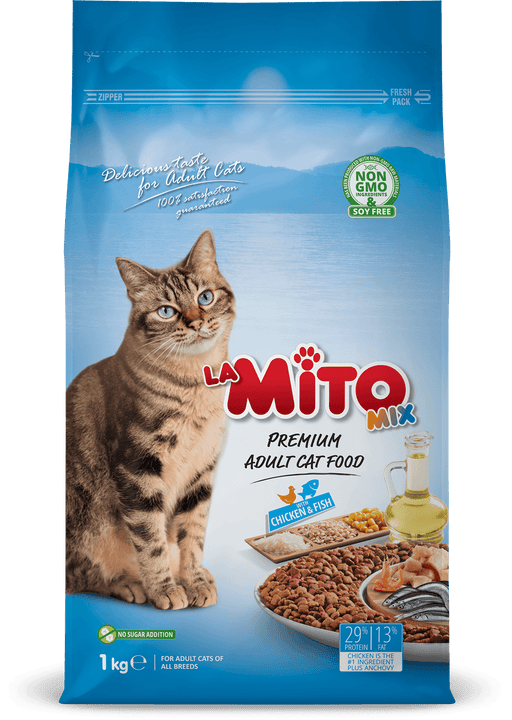 Mito Mix Chicken and Fish Adult Cat Food - Ofypets