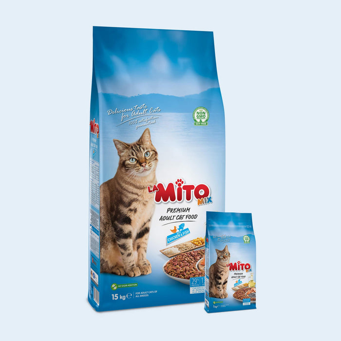 Mito Mix Chicken and Fish Adult Cat Food - Ofypets