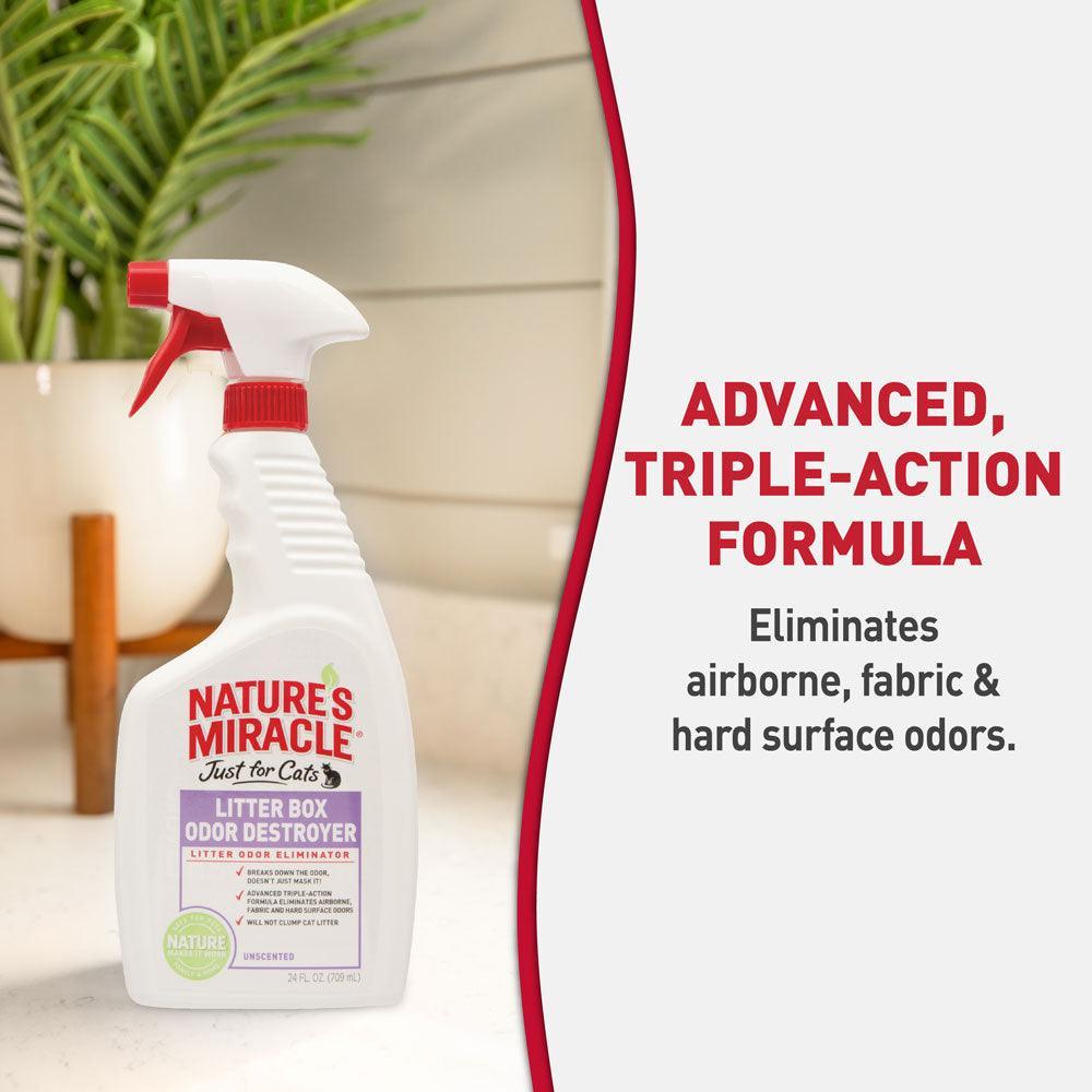 Nature's Miracle Just for Cats Litter Box Odor Destroyer Spray