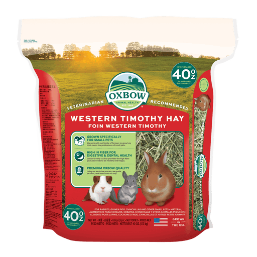 Oxbow Western Timothy Hay For Rabbits, Guinea Pigs, Hamsters and Small Pets - Ofypets