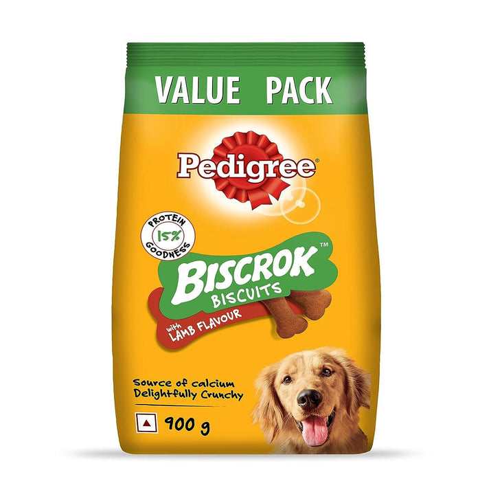 Pedigree Biscrok Dog Biscuits with Lamb Flavour - Ofypets