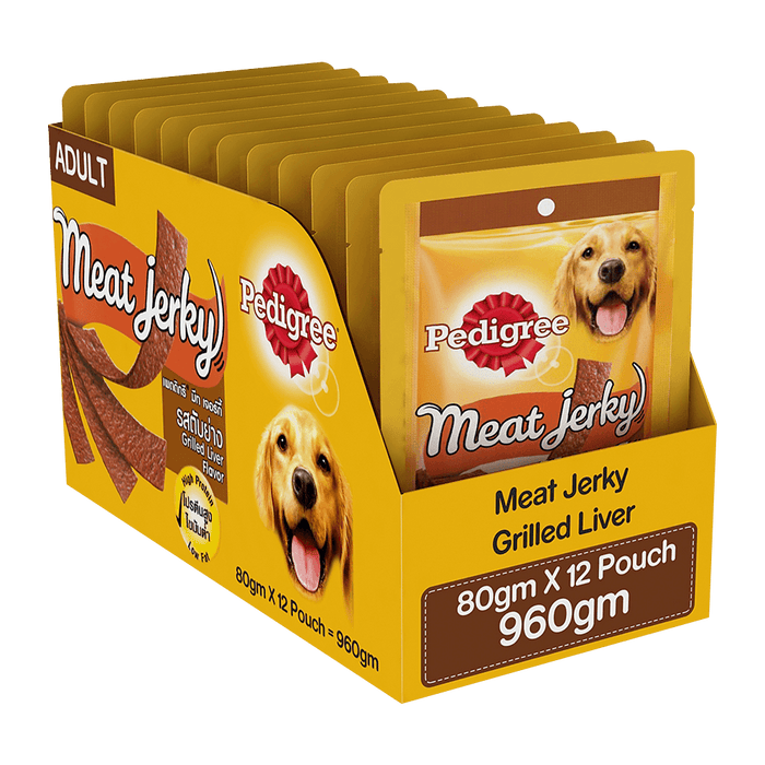 Pedigree Meat Jerky Grilled Liver Flavor Dog Treats - Ofypets