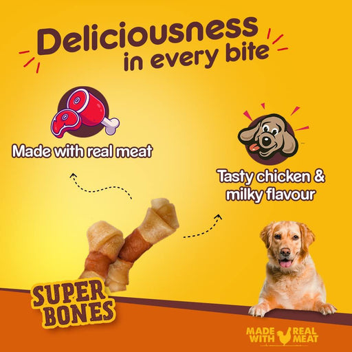Pedigree Ranchos Super Bones Chicken Dog Treats - Ofypets