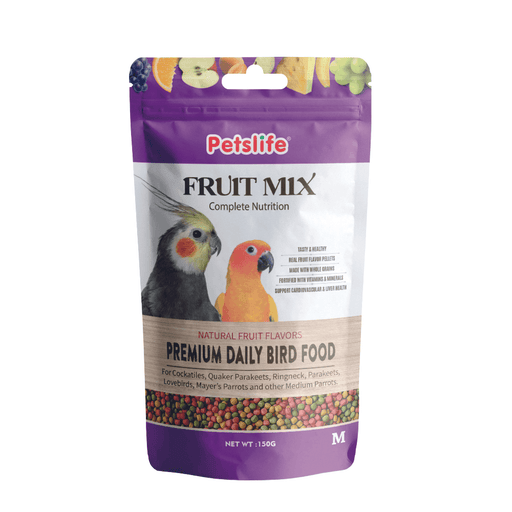 Petslife Fruit Mix Medium Pellets Bird Food - Ofypets