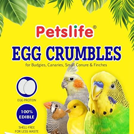 Petslife Premium Egg Crumbles Bird Food - Ofypets