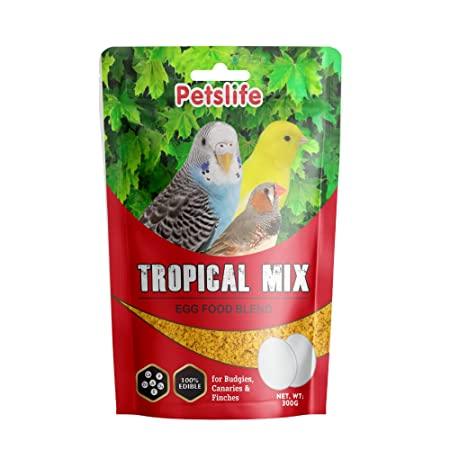 Petslife Premium Tropical Mix Egg Bird Food - Ofypets