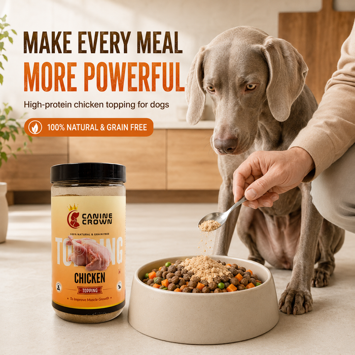 Canine Crown Chicken Topping Powder