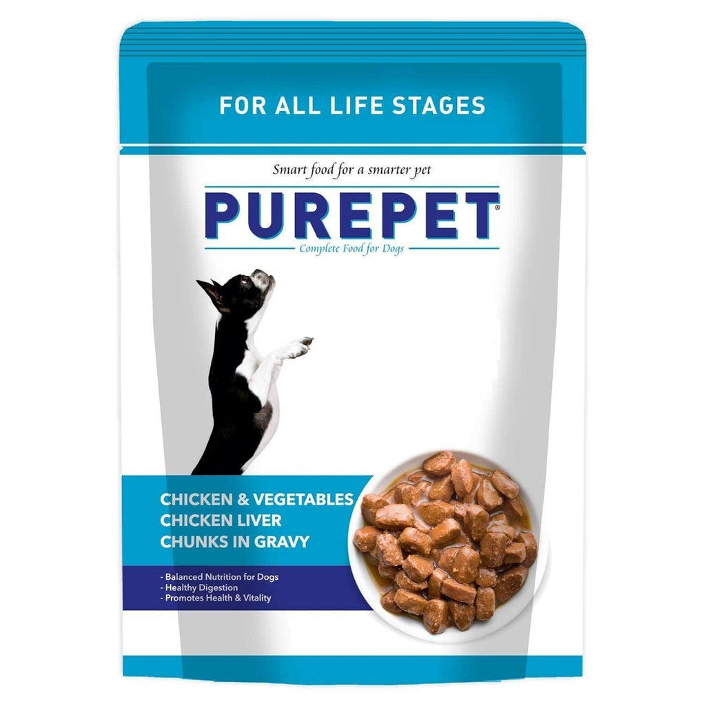 Purepet Chicken And Vegetable Chunks Gravy Dog Wet Food