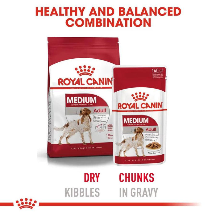 Royal Canin Medium Adult Gravy Dog Wet Food - Ofypets